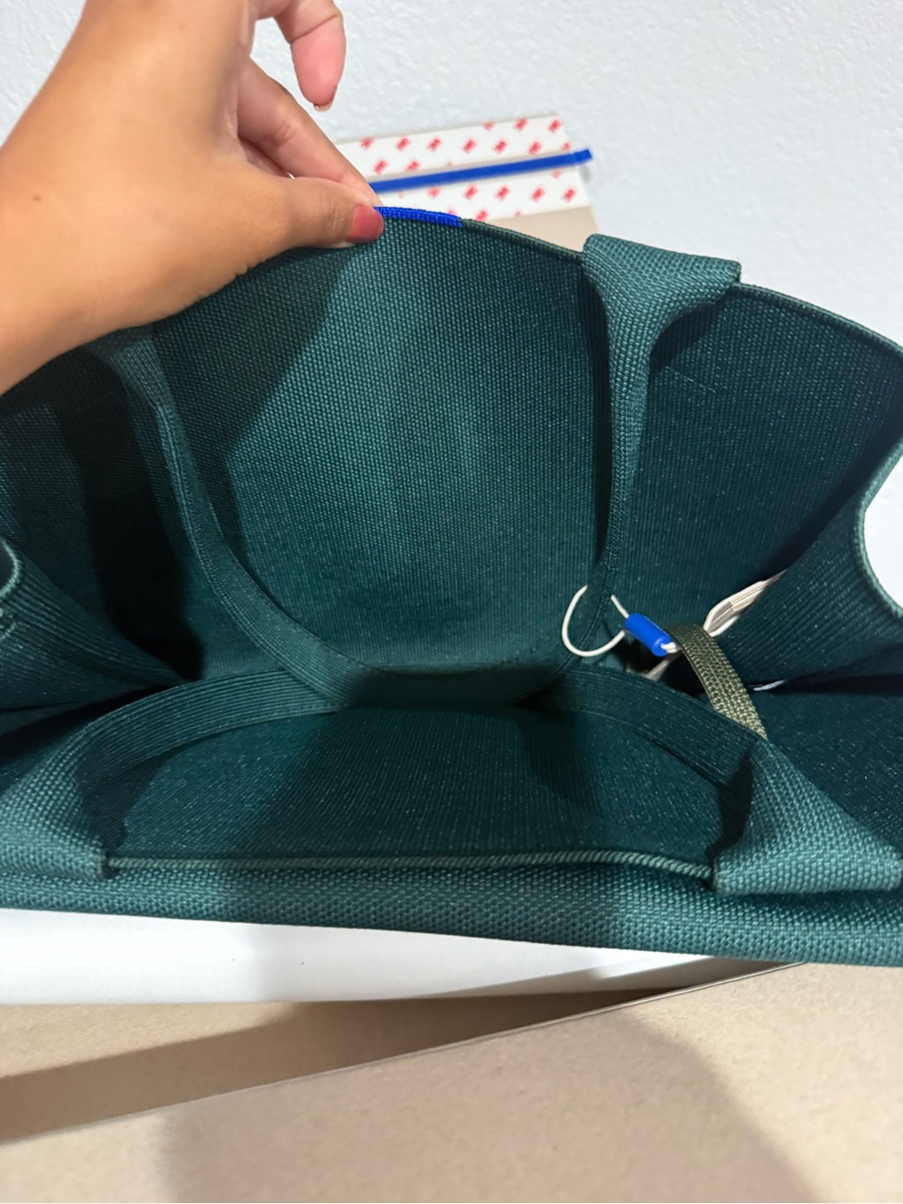Rothy's RainForest Green Lightweight Tote Bag NWT - Picture 3 of 7